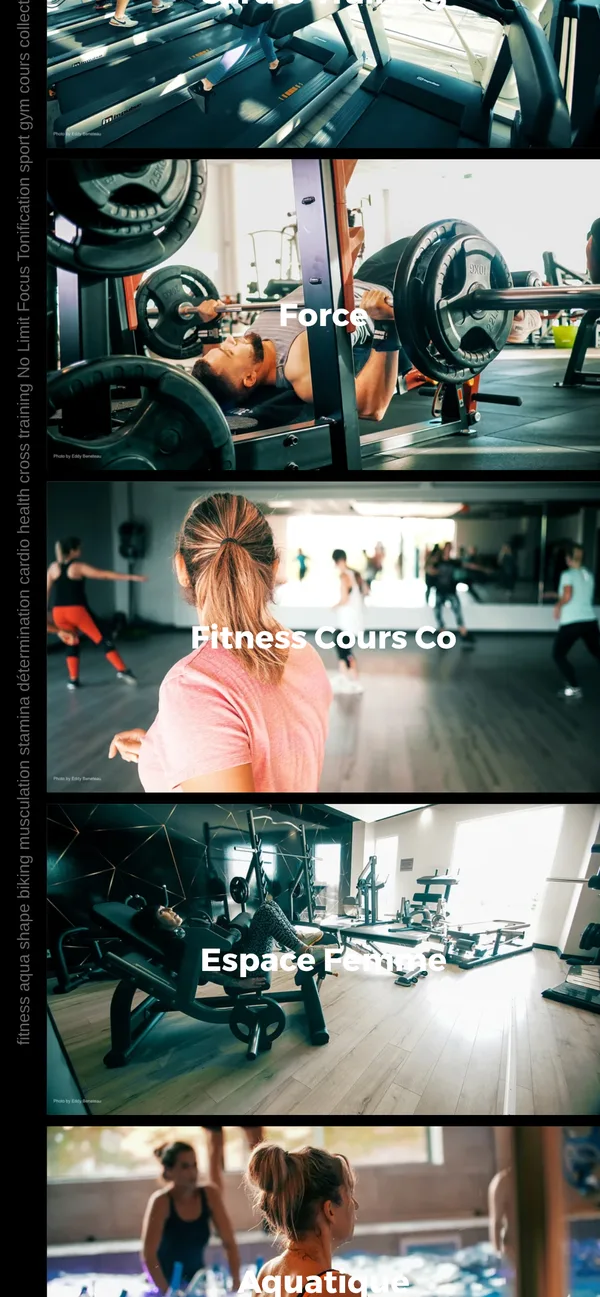 Le site Planète Fitness sur smartphone